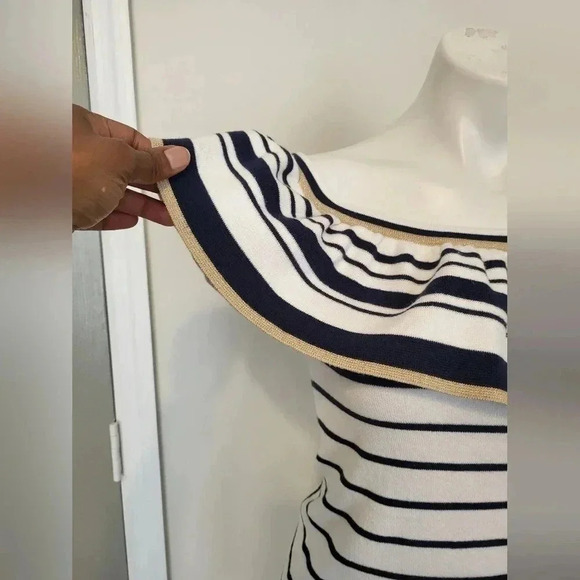 Lilly Pulitzer Perelle Sweater Off The Shoulder Top(XS) - Picture 5 of 11